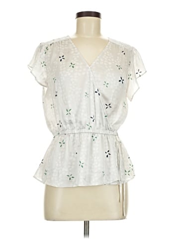 Ann Taylor Factory Short Sleeve Blouse (view 1)