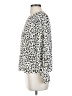 Nine West 100% Polyester Animal Print Ivory Long Sleeve Blouse Size XS - photo 5