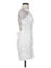 Lulus 100% Polyester White Cocktail Dress Size S - photo 4