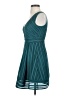 J.Crew 100% Polyester Chevron-herringbone Teal Cocktail Dress Size 00 - photo 5