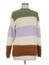 Lush Color Block Purple Pullover Sweater Size M - photo 1