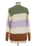 Lush Color Block Purple Pullover Sweater Size M - photo 2