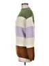 Lush Color Block Purple Pullover Sweater Size M - photo 5