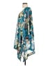 Unbranded 100% Polyester Floral Blue Casual Dress Size L - photo 5