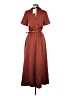 MELLODAY 100% Polyester Brown Casual Dress Size XS - photo 2