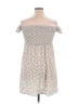 Simplee 100% Polyester Floral Ivory Casual Dress Size XL - photo 2