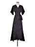 Hutch 100% Polyester Chevron-herringbone Black Casual Dress Size S (petite) - photo 1