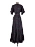 Hutch 100% Polyester Chevron-herringbone Black Casual Dress Size S (petite) - photo 2