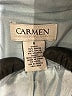 Carmen Carmen Marc Valvo Solid Blue Blazer Size 6 - photo 6