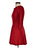 Speechless Solid Red Cocktail Dress Size XXS - photo 5