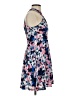 Express 100% Polyester Floral Blue Cocktail Dress Size 0 - photo 4
