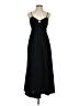 A New Day 100% Polyester Solid Black Casual Dress Size XS - photo 1