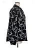 ELOQUII 100% Rayon Print Black Long Sleeve Blouse Size 20 Plus - photo 4