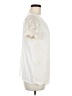 Absolutely Famous Ivory Short Sleeve Blouse Size M - photo 4