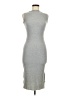 Missguided Solid Gray Casual Dress Size 6 - photo 1