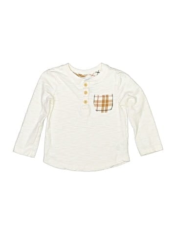 Tahari Long Sleeve Henley (view 1)