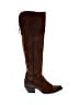 FRYE 100% Leather Brown Boots Size 8 1/2 - photo 1