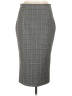 Sergio Hudson Plaid Gray Formal Skirt Size 10 - photo 1
