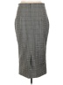 Sergio Hudson Plaid Gray Formal Skirt Size 10 - photo 2