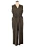 Calvin Klein Solid Brown Jumpsuit Size 16 - photo 1