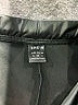 Shein Metallic Black Faux Leather Shorts Size 4 - photo 3