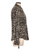J.Crew Animal Print Brown Long Sleeve Blouse Size 12 - photo 4