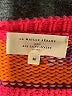 LA MAILLE SEZANE Paris Color Block Pink Pullover Sweater Size M - photo 7