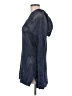 Chico's 100% Cotton Metallic Blue Pullover Sweater Size Med (1) - photo 5