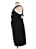 Halston 100% Polyester Solid Black Cocktail Dress Size 12 - photo 5