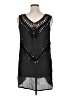 Shein 100% Polyester Black Sleeveless Blouse Size XL - photo 2