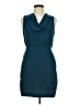 Forever 21 100% Polyester Solid Teal Cocktail Dress Size M - photo 1