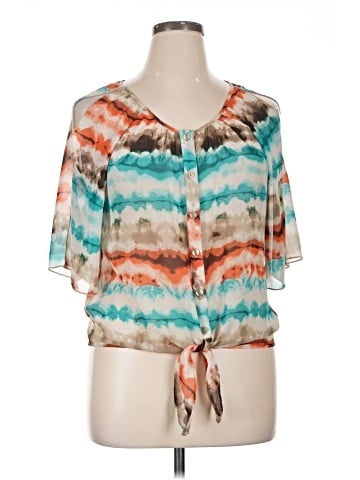 A. Byer Short Sleeve Blouse (view 1)