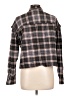 Universal Thread 100% Cotton Plaid Gray Long Sleeve Button-Down Shirt Size L - photo 2
