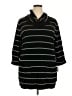 INC International Concepts Stripes Black Pullover Sweater Size 3X - photo 1