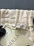 Mulla Solid Ivory Shorts Size L - photo 3
