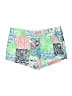 Lilly Pulitzer 100% Cotton Print Blue Shorts Size 2 - photo 1