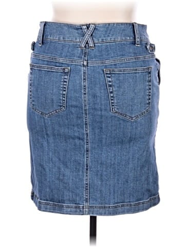 Lands' End Denim Skirt (view 2)