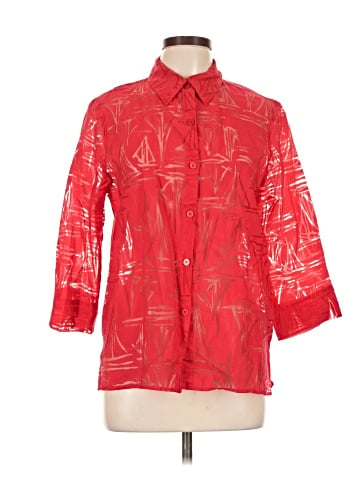 Alfred Dunner 3/4 Sleeve Button-Down Shirt (view 1)