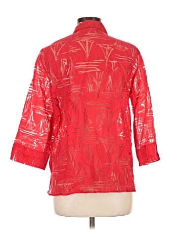 Alfred Dunner 3/4 Sleeve Button-Down Shirt (view 2)