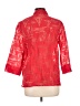 Alfred Dunner Print Red 3/4 Sleeve Button-Down Shirt Size 10 - photo 2