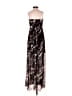 Max and Cleo 100% Polyester Animal Print Black Brown Cocktail Dress Size 2 - photo 2