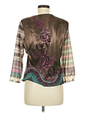 AK Anne Klein 3/4 Sleeve T-Shirt (view 2)