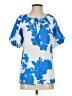 Sugarlips 100% Rayon Blue Short Sleeve Blouse Size S - photo 1