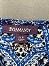 Roaman's 100% Polyester Paisley Blue Casual Dress Size 24W - photo 7