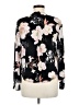 Jaclyn Smith Floral Black Long Sleeve Blouse Size M - photo 2