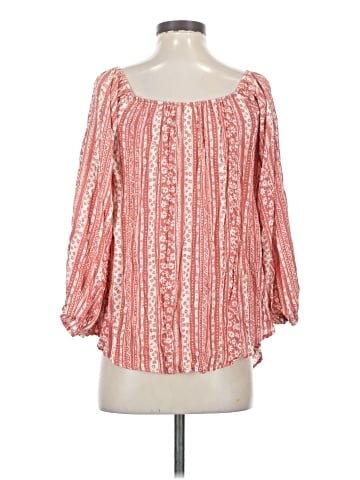 Peach Love 3/4 Sleeve Blouse (view 2)