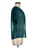 CAbi 100% Polyester Teal Short Sleeve Blouse Size M - photo 4