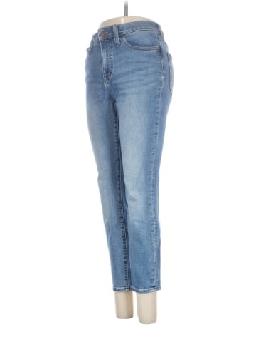 Madewell Petite 10" High-Rise Roadtripper Authentic Jeans in Vinton Wash (view 1)