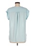 Pleione 100% Polyester Blue Short Sleeve Blouse Size M - photo 2