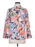 Talbots 100% Cotton Print Pink Long Sleeve Blouse Size 6 (estimated, petite) - photo 1